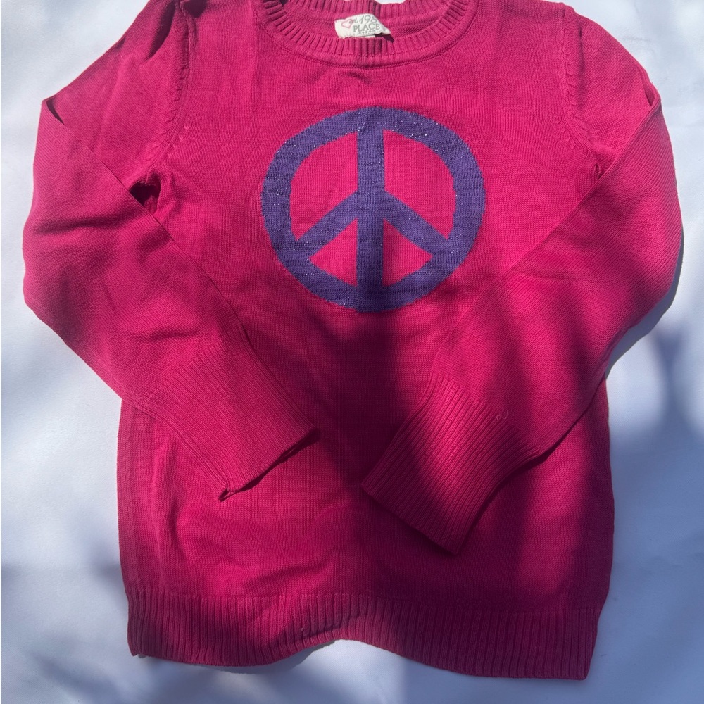 Place Fuchsia and Purple Knit Sweater